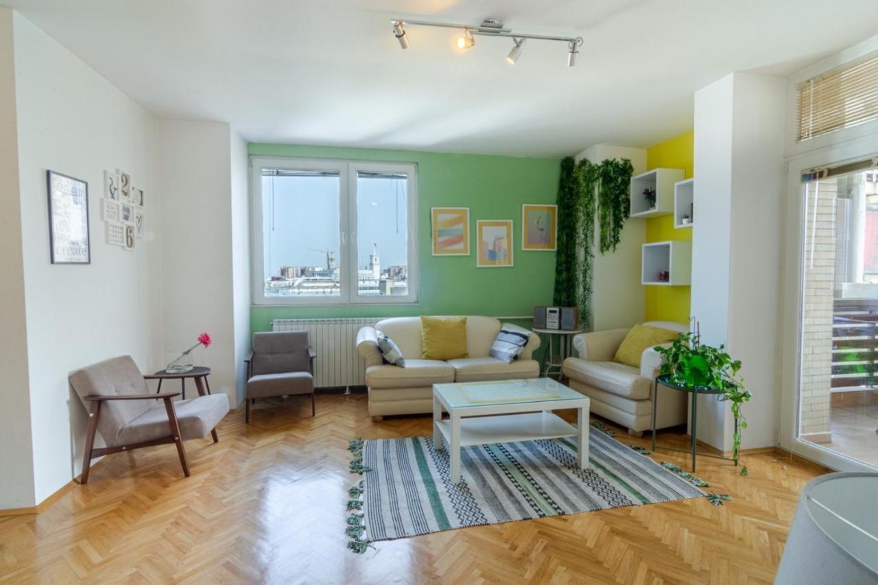 Green paradise square apartment Skopje Extérieur photo