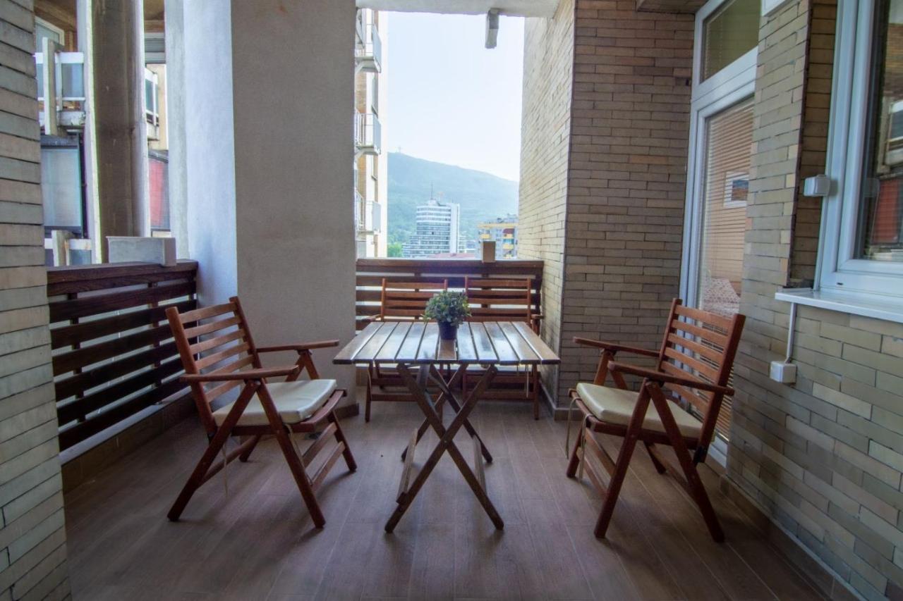Green paradise square apartment Skopje Extérieur photo